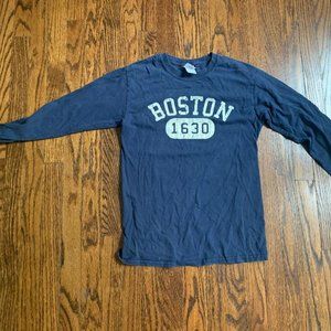 BOSTON LONG SLEEVE SHIRTCOTTON SMALL BLUE COLOR